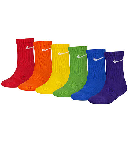 Nike Strømper - Cushioned - Dri-Fit - 6-pak - Multi Nike Strømper - Cushioned - Dri-Fit - 6-pak - Multi