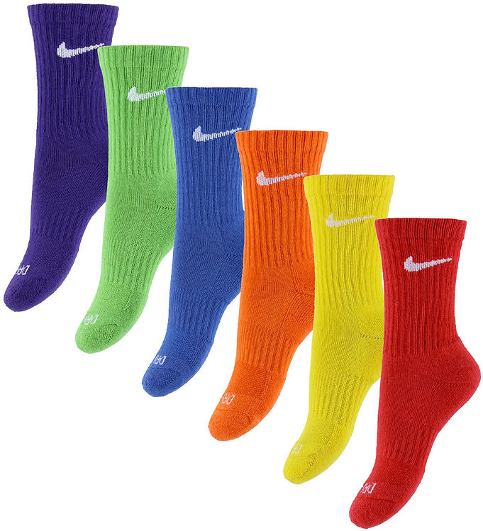 Nike Strømper - Cushioned - Dri-Fit - 6-pak - Multi
