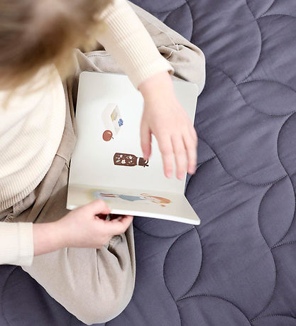 Filibabba Play Mat - 90 cm - Dark Gold Grey