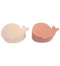 Filibabba Snackboxes - Silicone - The whale Christian - 2-Pack -