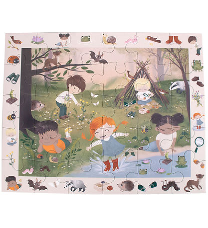 Filibabba Observationspuslespil - 30 Brikker - På Eventyr I Skov Filibabba Observationspuslespil - 30 Brikker - På Eventyr I Skov