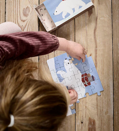 Filibabba Puslespil-Sæt - 4x20 Brikker - Wonderful Winterland Filibabba Puslespil-Sæt - 4x20 Brikker - Wonderful Winterland