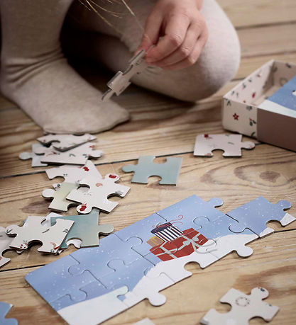 Filibabba Puslespil-Sæt - 4x20 Brikker - Wonderful Winterland Filibabba Puslespil-Sæt - 4x20 Brikker - Wonderful Winterland