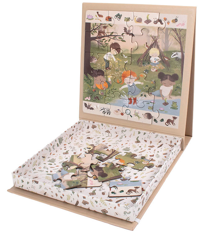 Filibabba Magnetisk Puslespil - 20 Brikker - Eventyr i Skoven billede