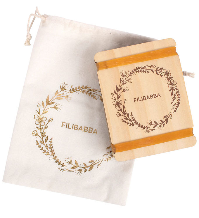 Filibabba Mini Blomsterpresse - Træ - 12x9 cm