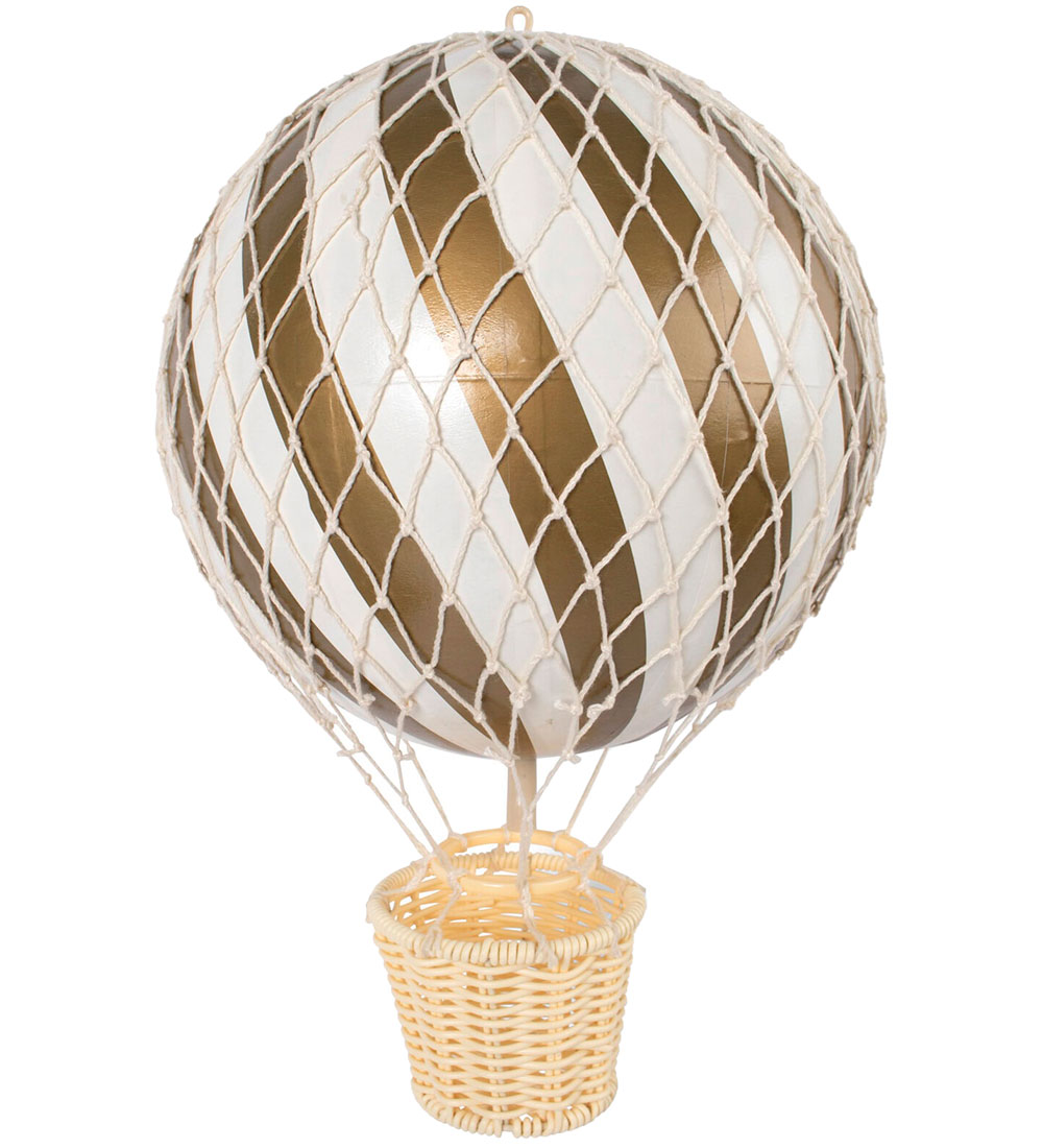 Filibabba Heißluftballon - 20 cm - Golden - Filibabba - One Size - Dekoration