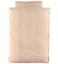 Filibabba Bedding - Baby - Warm Grey/Embroidered The Whale Chris