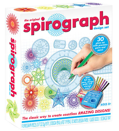Spirograph Tegnesæt - 30 dele - Basis Spirograph Tegnesæt - 30 dele - Basis