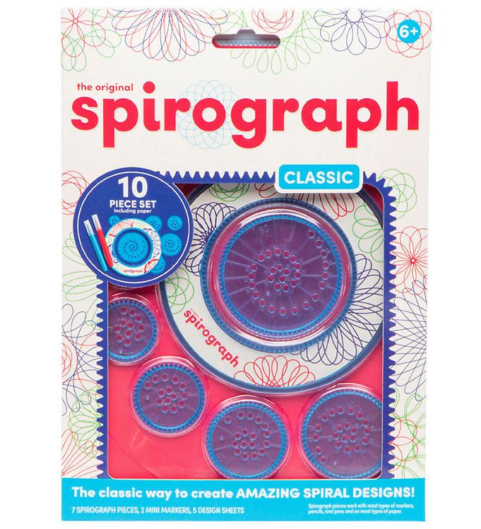 Spirograph Tegnesæt - 10 dele - Value - Classic