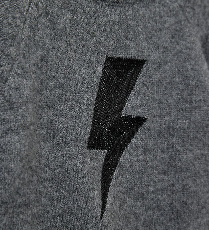 Sofie Schnoor Bluse - Strik - Uld - Dark Grey Sofie Schnoor Bluse - Strik - Uld - Dark Grey
