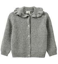 Sofie Schnoor Cardigan - Strik - Uld -  Grey Melange