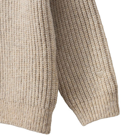 Sofie Schnoor Cardigan - Strik - Uld - Ecru Melange Sofie Schnoor Cardigan - Strik - Uld - Ecru Melange
