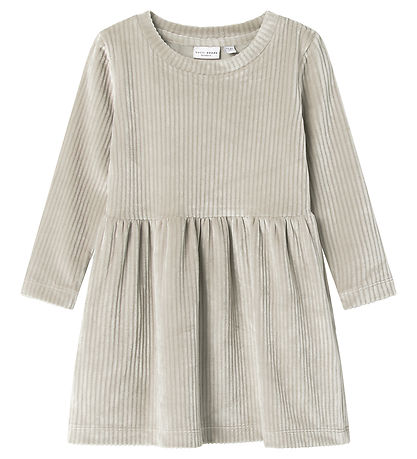 Name It Kjole - Fløjl - NmfVeloa - Summer Sand