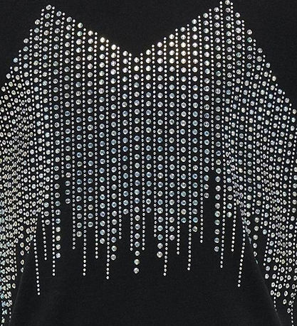 Kids Only T-shirt - KogBillie - Black/Rhinestone Kids Only T-shirt - KogBillie - Black/Rhinestone