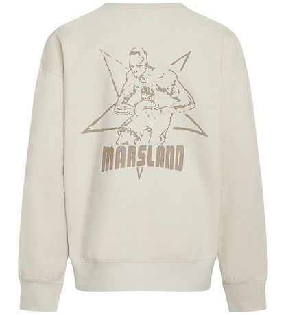 Grunt Sweatshirt - GrLunde - Trasig White