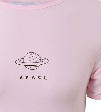 Hound T-shirt - Basic - Light Pink m. Print