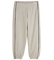Mini Rodini Sweatpants - Plain Piping - Grey Mini Rodini Sweatpants - Plain Piping - Grey