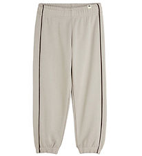 Mini Rodini Sweatpants - Plain Piping - Grey Mini Rodini Sweatpants - Plain Piping - Grey