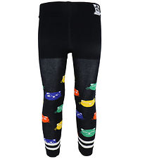 Mini Rodini Leggings - Cool Cats - Black Mini Rodini Leggings - Cool Cats - Black