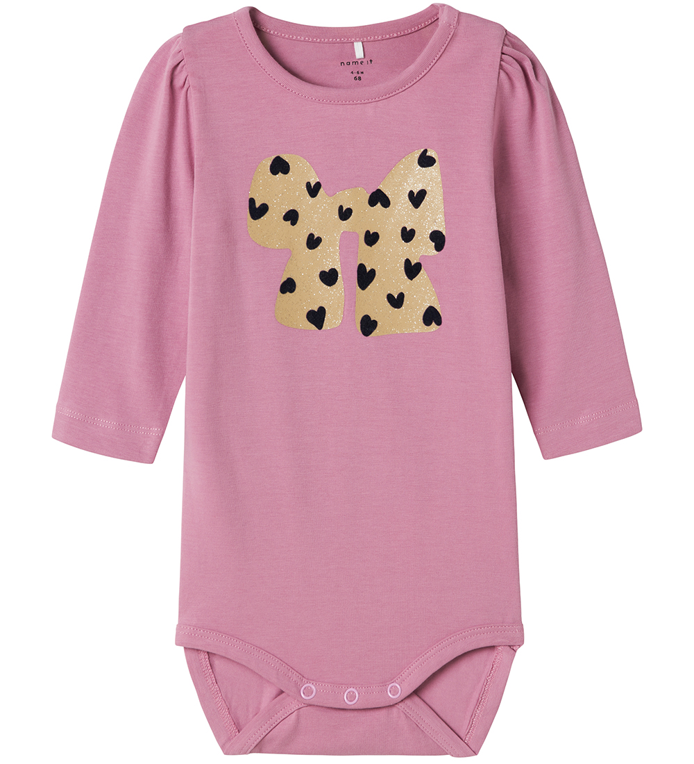 Name It Body l/ä - NbfRibbon - Mauve Orchid - Name It - 62 - Body L/Ä