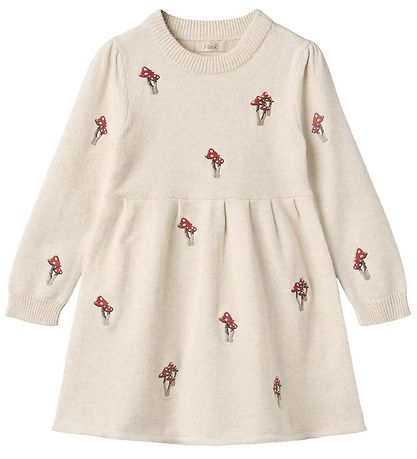 Fliink Kjole - Strik - Benna Mushroom - Sandshell Fliink Kjole - Strik - Benna Mushroom - Sandshell