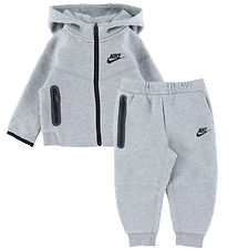 Nike Sweatsæt - Cardigan/Sweatpants - Grey Heather Nike Sweatsæt - Cardigan/Sweatpants - Grey Heather