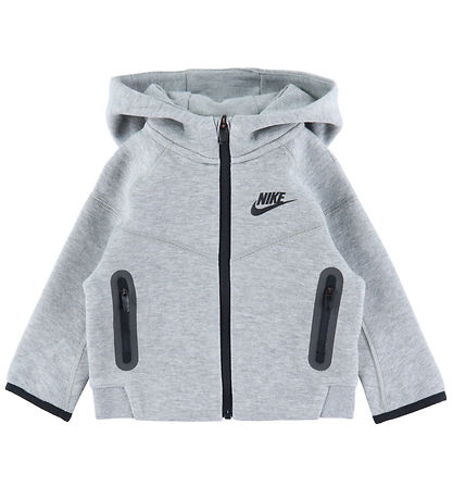 Nike Sweatsæt - Cardigan/Sweatpants - Grey Heather