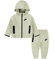 Nike Sweatsæt - Cardigan/Sweatpants - Olive Aura Nike Sweatsæt - Cardigan/Sweatpants - Olive Aura