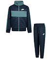 Nike Træningssæt - Cardigan/Bukser - Midnight Navy