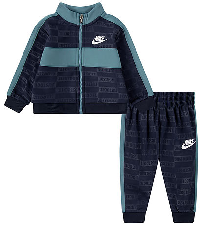 Nike Træningssæt - Cardigan/Bukser - Midnight Navy