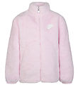 Nike Jakke - Soft & Cozy - Imiteret Pels - Pink Foam