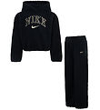 Nike Sæt - Hættetrøje/Bukser - Sort/Gold Nike Sæt - Hættetrøje/Bukser - Sort/Gold