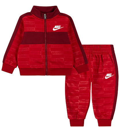 Nike Træningssæt - Cardigan/Bukser - Gym Red Nike Træningssæt - Cardigan/Bukser - Gym Red