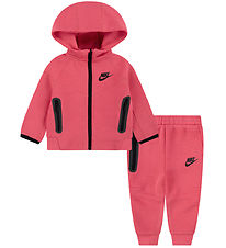 Nike Sweatsæt - Tech - Cardigan/Sweatpants - Aster Pink Nike Sweatsæt - Tech - Cardigan/Sweatpants - Aster Pink