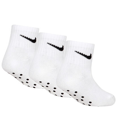 Nike Strømper - 3-pak - Non-Slip - Hvid