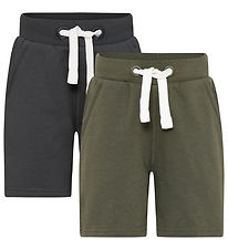 Minymo Sweatshorts - 2-pak - Beetle Minymo Sweatshorts - 2-pak - Beetle