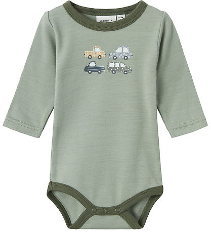 Name It Bodysuit L/æ - Wool - NbmWillow - Wrought Iron