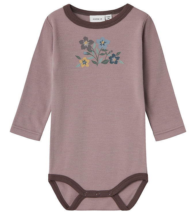 Name It Body l/æ - Uld - NbfWillow - Purple Dove