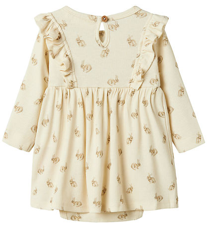 Lil Atelier Body l/æ - NbfLavo - Turtledove/Rabbit