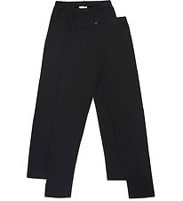 Minymo Leggings - 2-pak - Anthracite Minymo Leggings - 2-pak - Anthracite