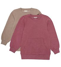 Minymo Sweatshirts - 2-pak - Apple Butter Minymo Sweatshirts - 2-pak - Apple Butter