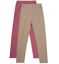Minymo Leggings - 2-pak - Apple Butter Minymo Leggings - 2-pak - Apple Butter