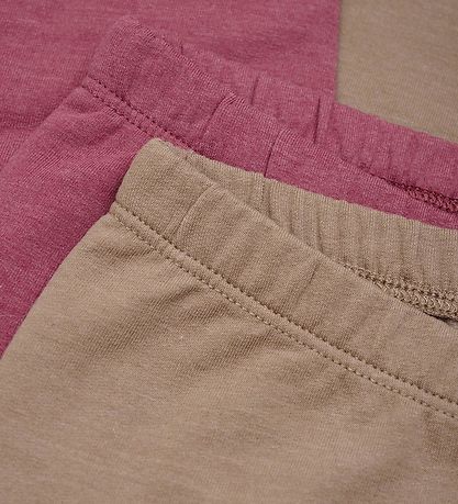 Minymo Leggings - 2-pak - Apple Butter Minymo Leggings - 2-pak - Apple Butter