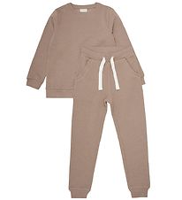 Minymo Sweatsæt - Fossil Minymo Sweatsæt - Fossil