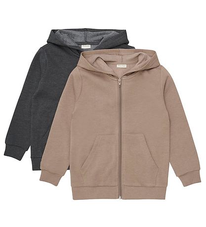 Minymo Cardigans - 2-pak - Fossil Minymo Cardigans - 2-pak - Fossil