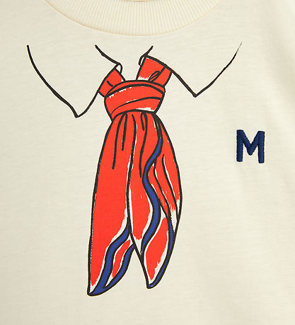 Mini Rodini T-shirt - Scarf - Offwhite
