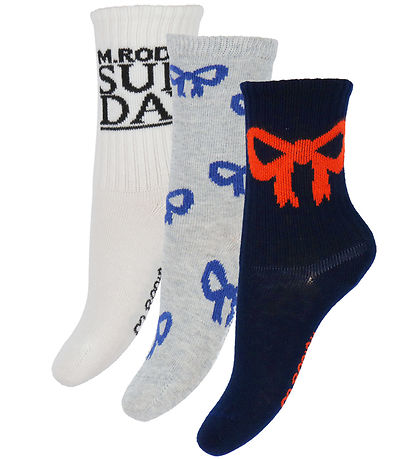 Mini Rodini strømper - 3-pak - Bow - Multi Mini Rodini strømper - 3-pak - Bow - Multi
