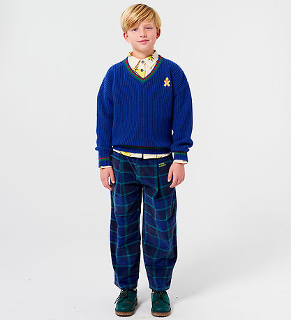 Bobo Choses Bluse - Strik - Gingerbread - Blue