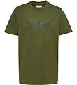 Hummel T-shirt - hmlJr Base - Winter Moss Hummel T-shirt - hmlJr Base - Winter Moss