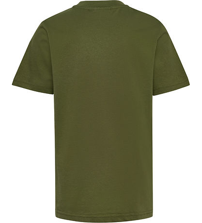 Hummel T-shirt - hmlJr Base - Winter Moss Hummel T-shirt - hmlJr Base - Winter Moss